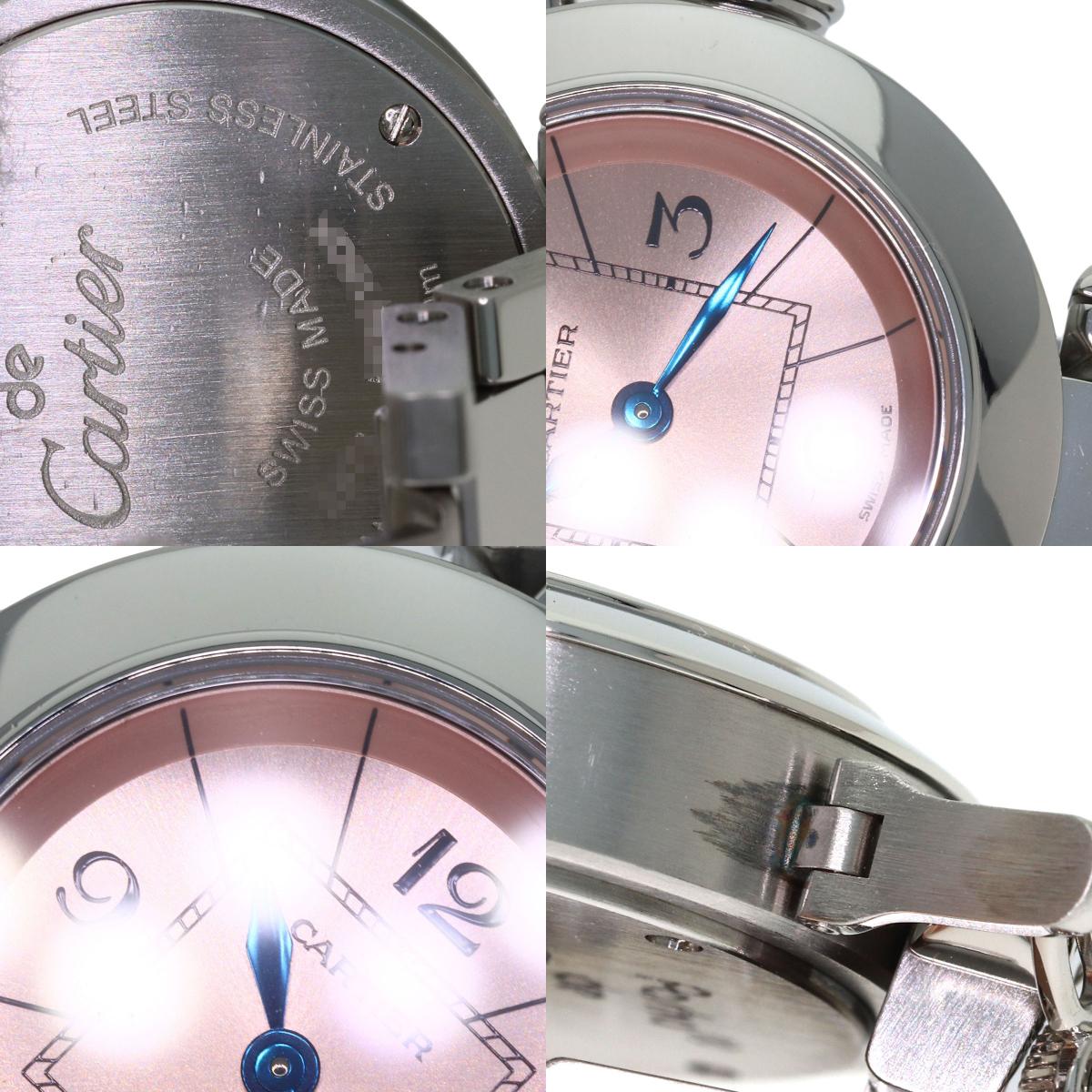 CARTIER カルティエ W3140008 ミスパシャ 腕時計 SS レディース 中古