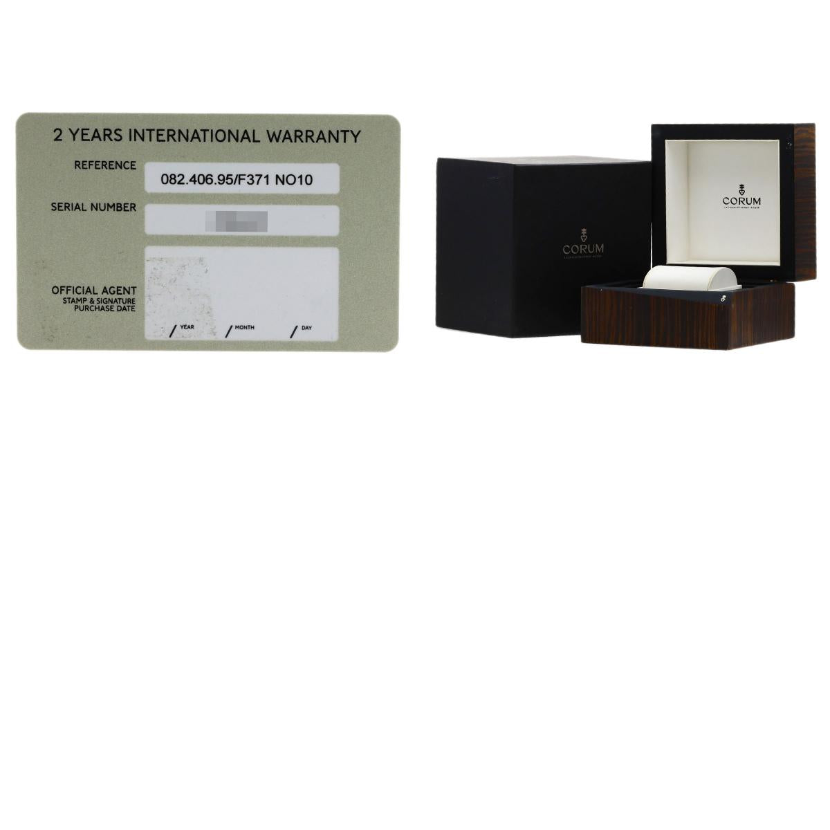 コルム 082.406.95 F371 NO10 アドミラルズ 45 スケルトン 世界288本限定 腕時計 中古 商品画像20