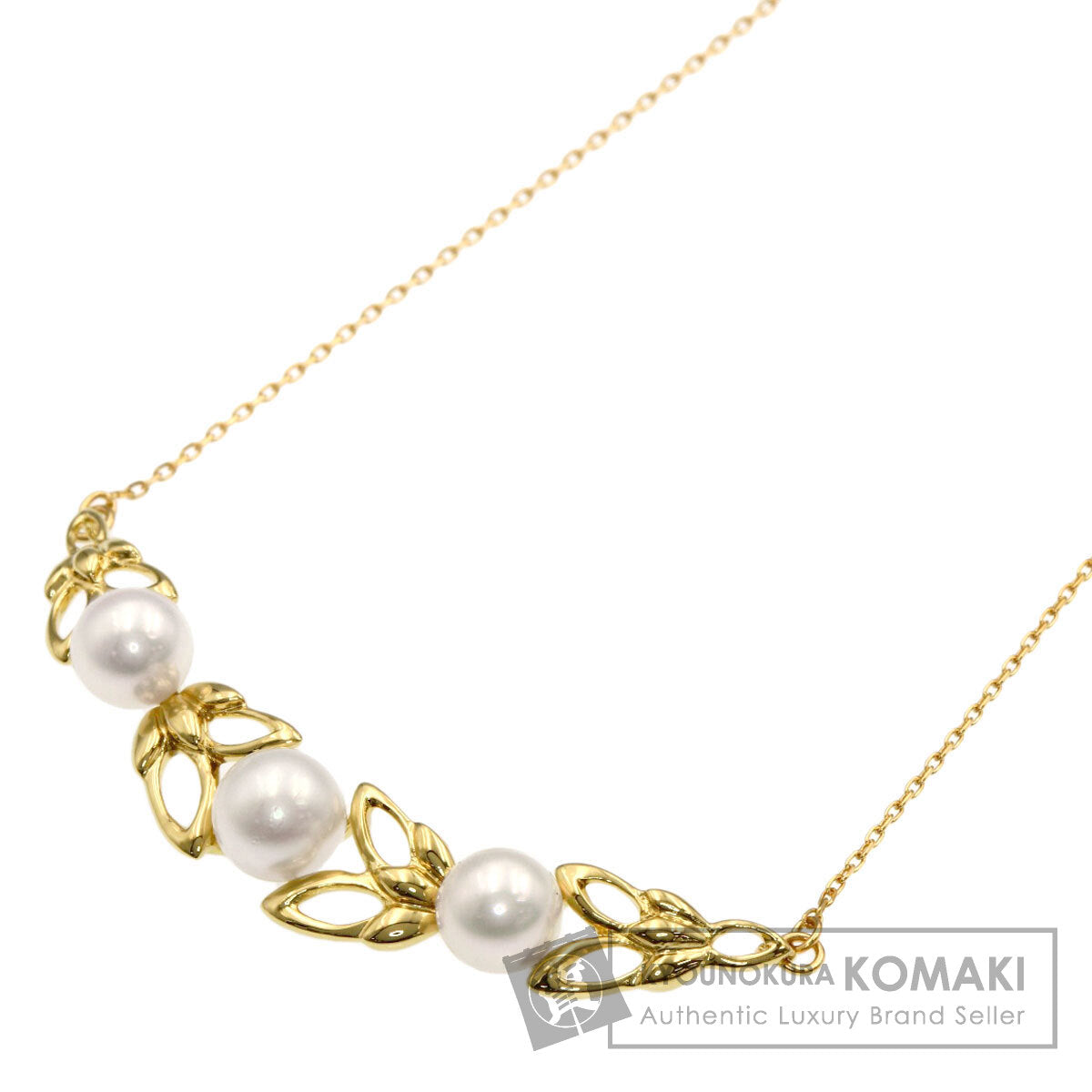 セレクトジュエリー リーフ パール 真珠 ネックレス 中古 | 京の蔵小牧 