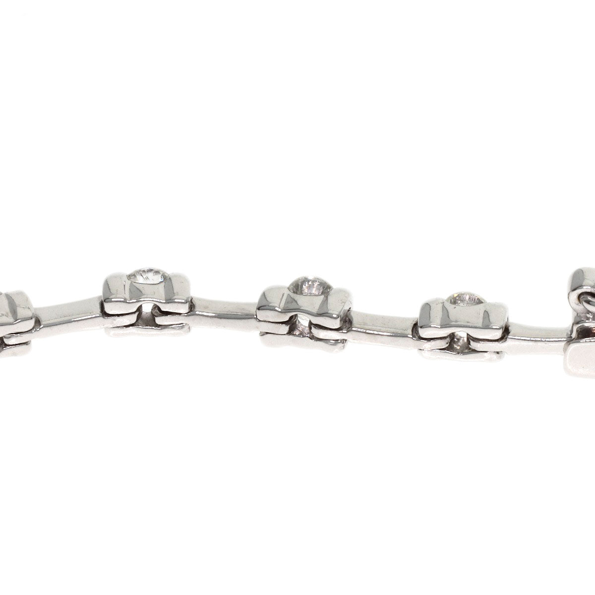 デビアス LINE ダイヤモンド ネックレス 中古 商品画像9