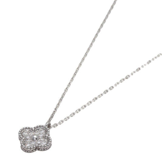 ヴァンクリーフ&アーペル スウィート アルハンブラ ダイヤモンド ネックレス 中古 商品画像2