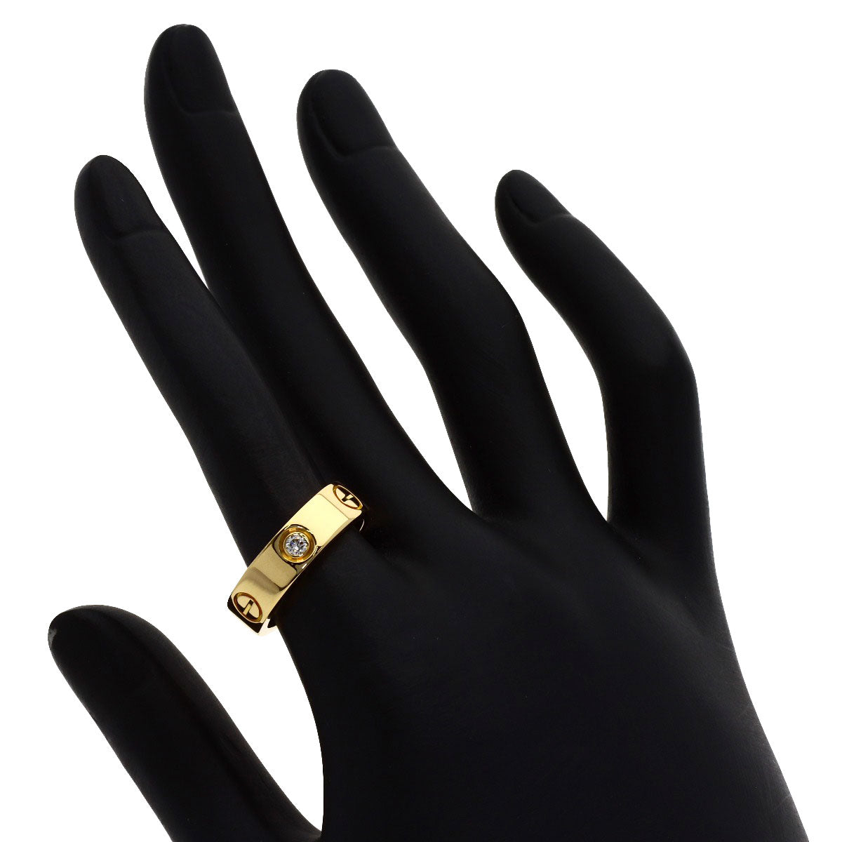 カルティエ ラブリング ハーフ ダイヤモンド #53 リング・指輪 中古 商品画像7