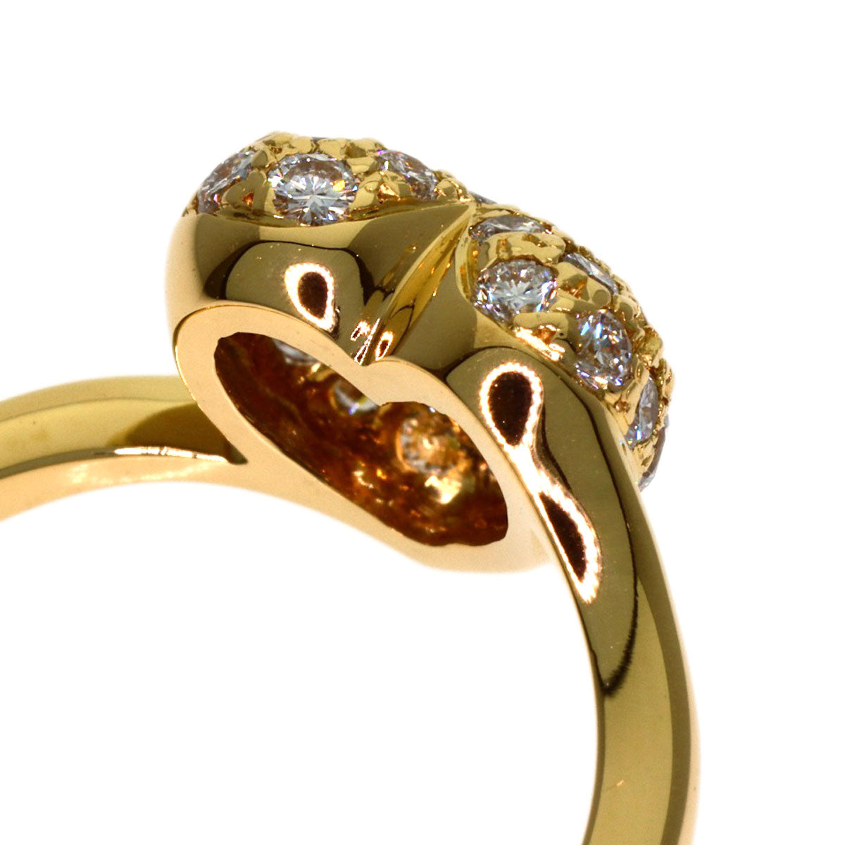 カルティエ ハートシェイプ ウィズダイヤモンド #49 リング・指輪 中古 商品画像9