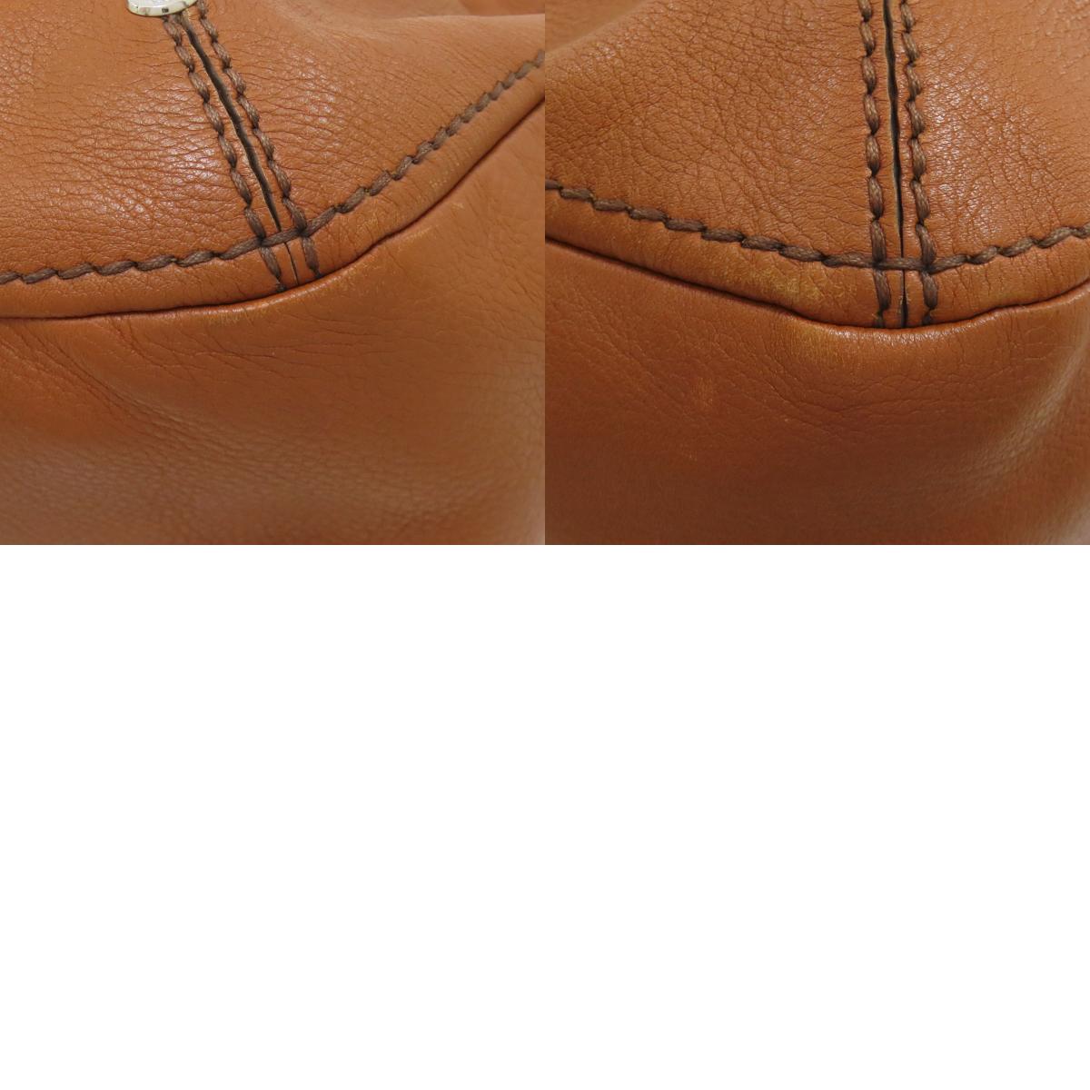 TODS トッズ ロゴ ショルダーバッグ レザー レディース 中古