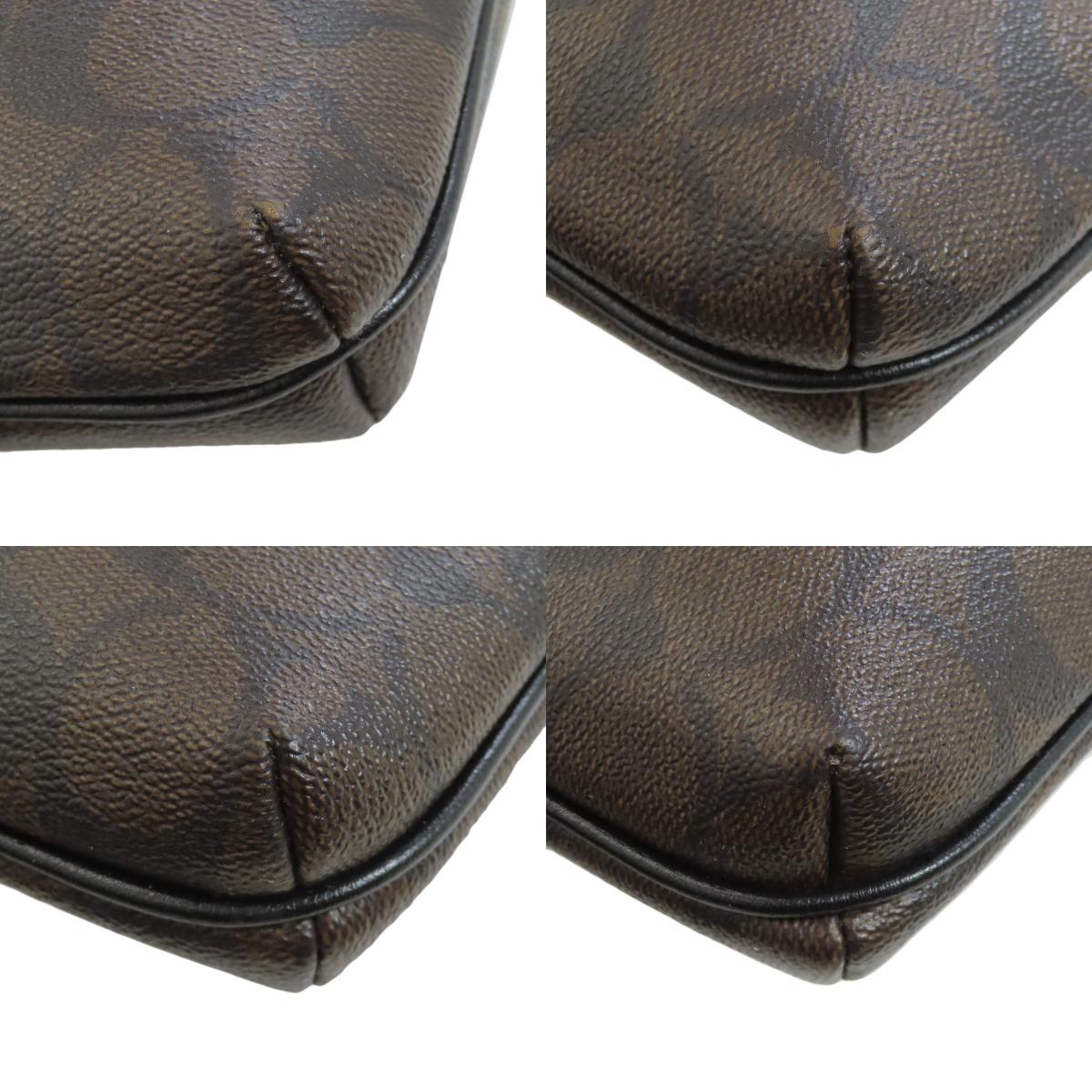 COACH コーチ C1554 シグネチャー ショルダーバッグ PVC レディース 中古