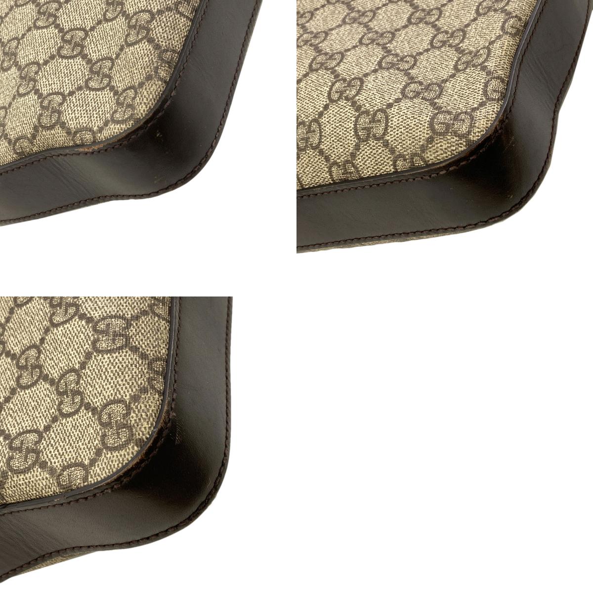 GUCCI グッチ 353429 GGスプリーム ショルダーバッグ PVC レディース 中古