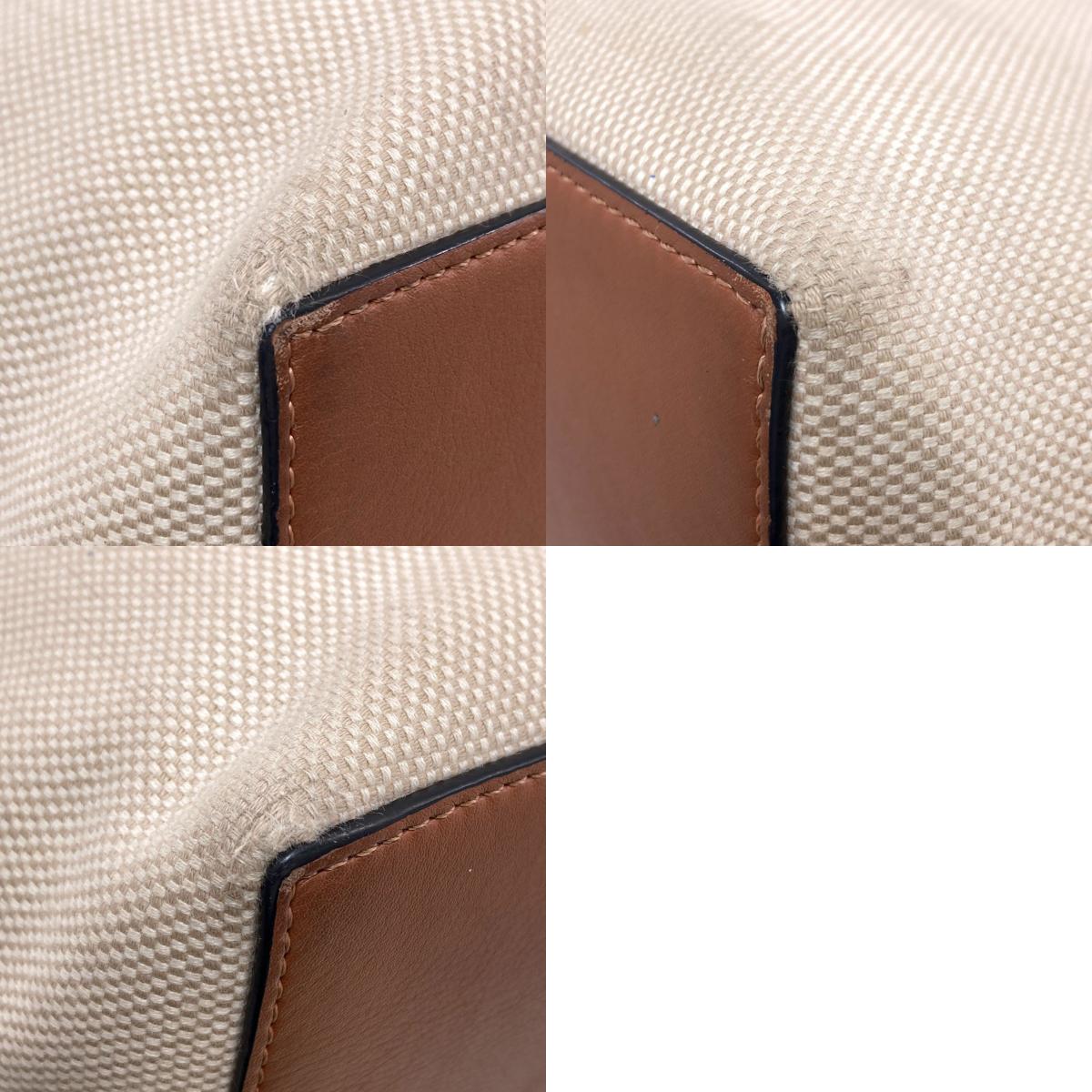 LOEWE ロエベ アナグラム 2WAY トートバッグ キャンバス レディース 中古