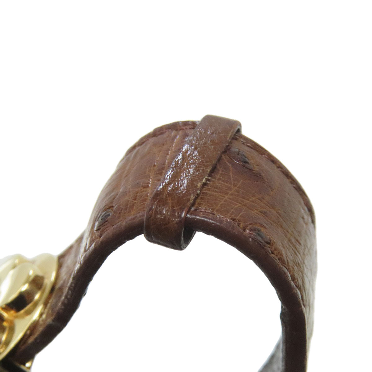 LOUIS VUITTON ルイヴィトン SN0011 グッドラック ブレスレット オーストリッチ レディース 中古