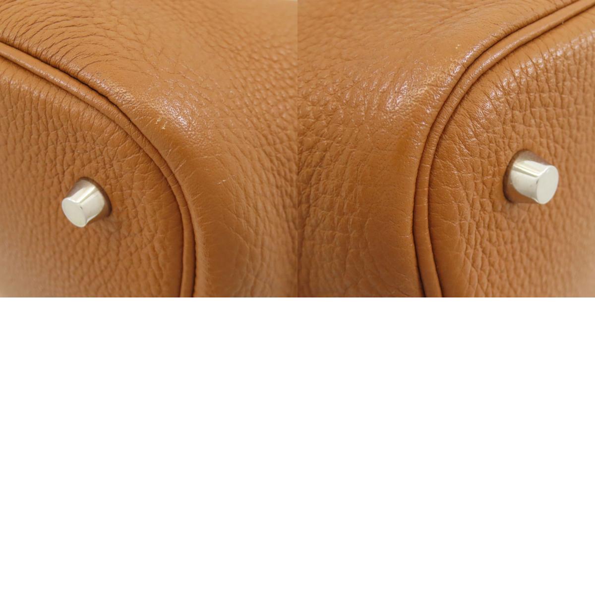 HERMES エルメス ピコタンロックMM シルバー金具 ハンドバッグ トリヨン レディース 中古