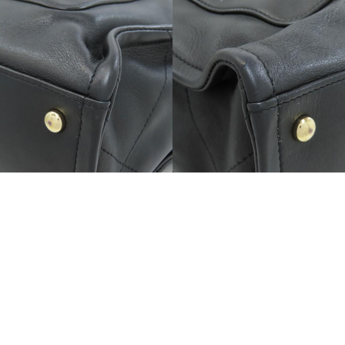 CHANEL シャネル ココマーク ゴールド金具 2WAY ハンドバッグ カーフ レディース 中古