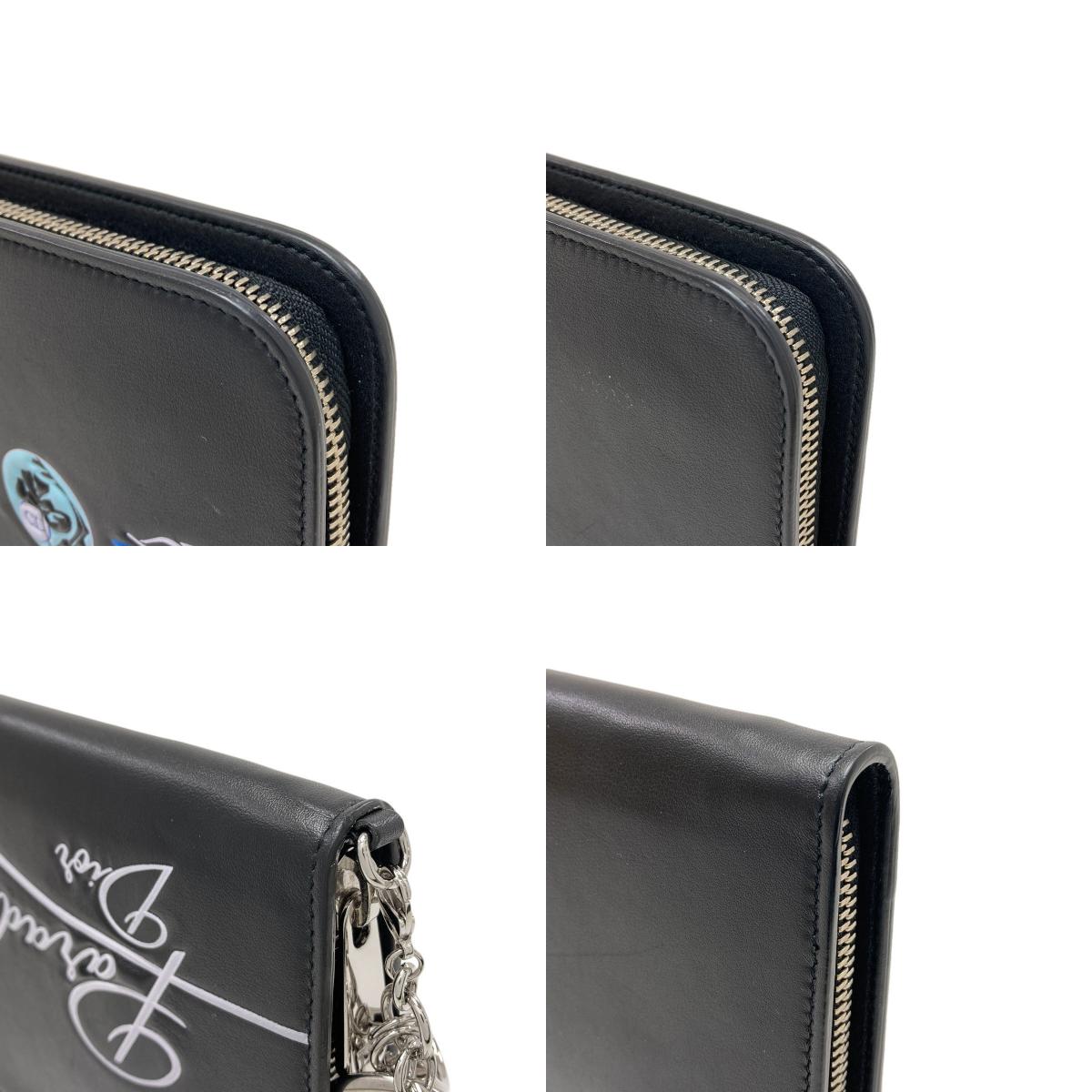 CHRISTIAN DIOR クリスチャンディオール パラダイス 長財布(小銭入れあり) レザー レディース 中古