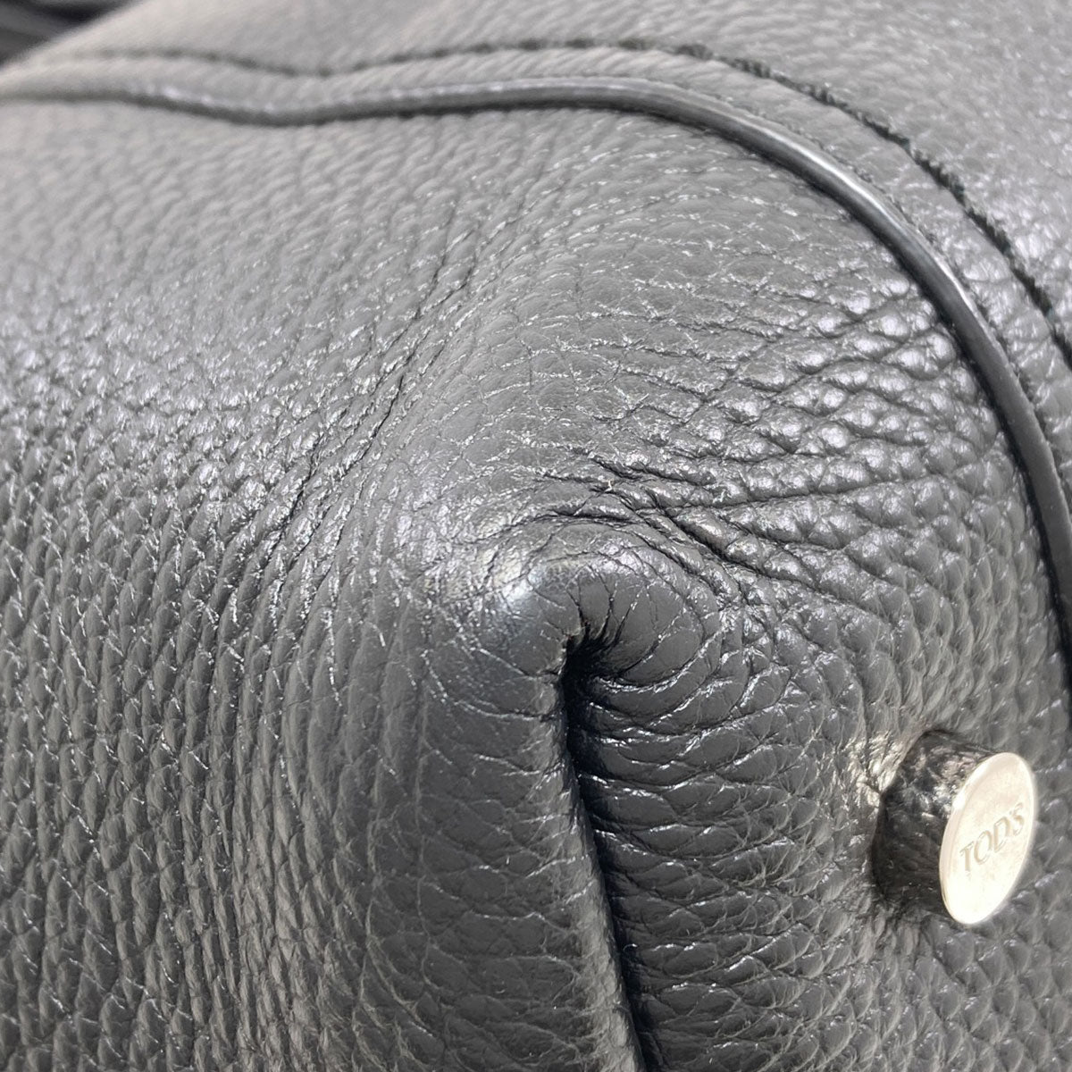 TODS トッズ ダブルT ショッピングバッグ 2WAY トートバッグ レザー レディース 中古