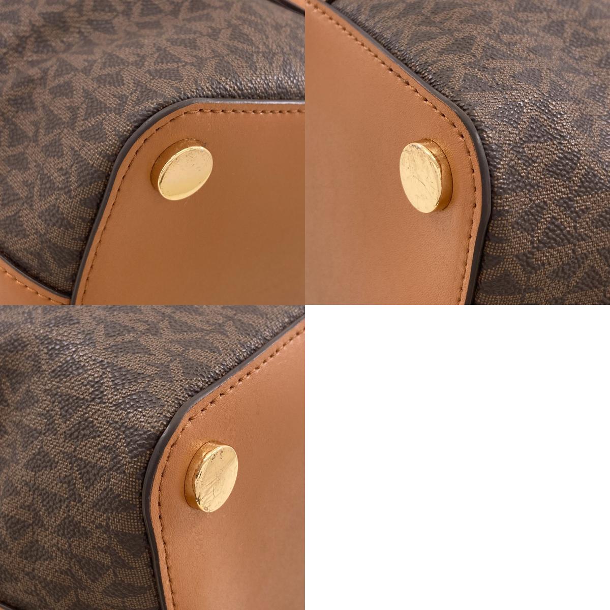 Michael Kors マイケルコース MKシグネチャー 2WAY トートバッグ PVC レディース 中古