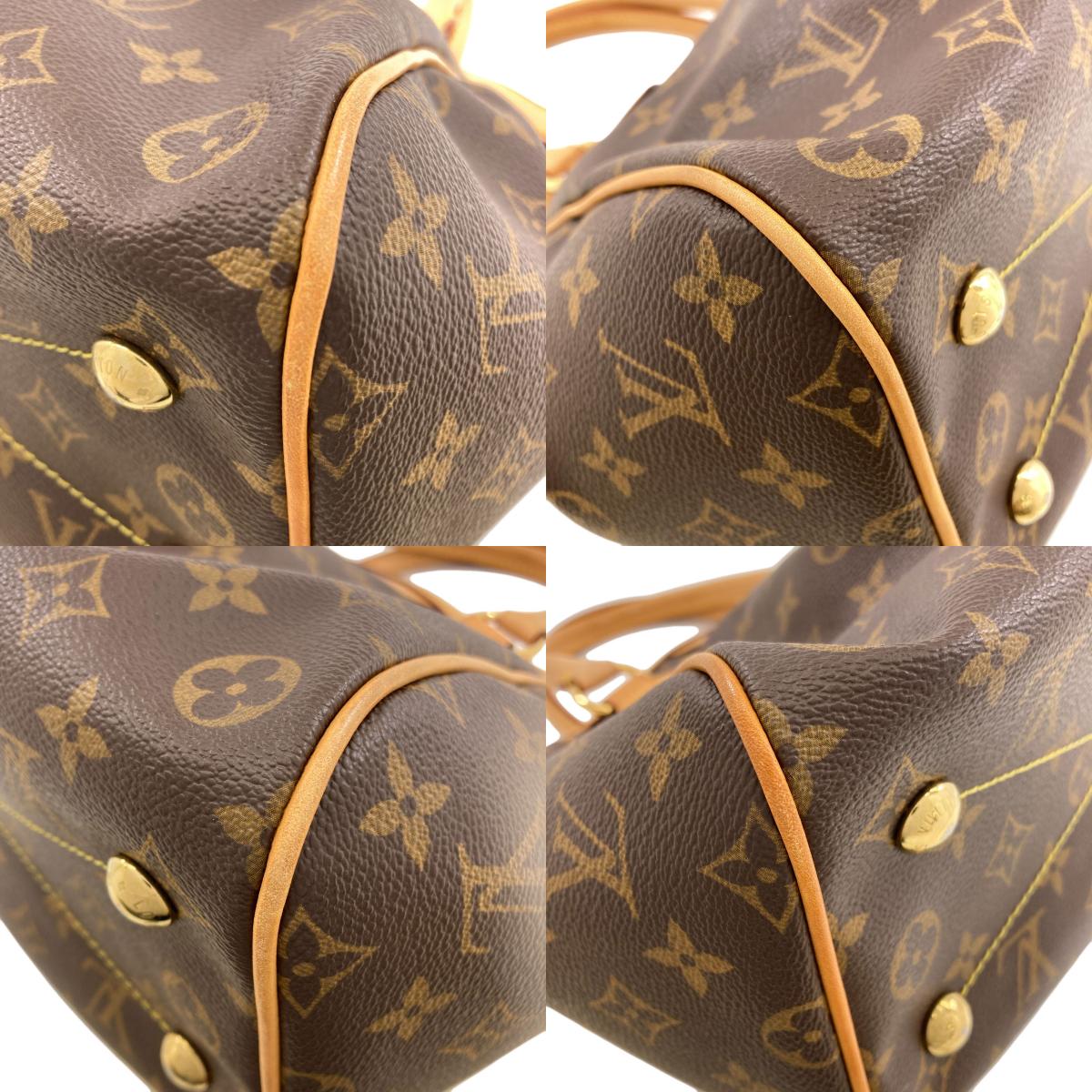 LOUIS VUITTON ルイヴィトン M40143 ティヴォリPM トートバッグ モノグラムキャンバス レディース 中古