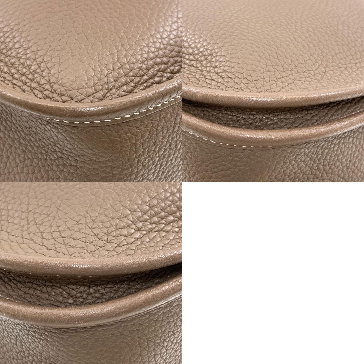HERMES エルメス エブリン3 PM エトープ シルバー金具 ショルダーバッグ トリヨン レディース 中古