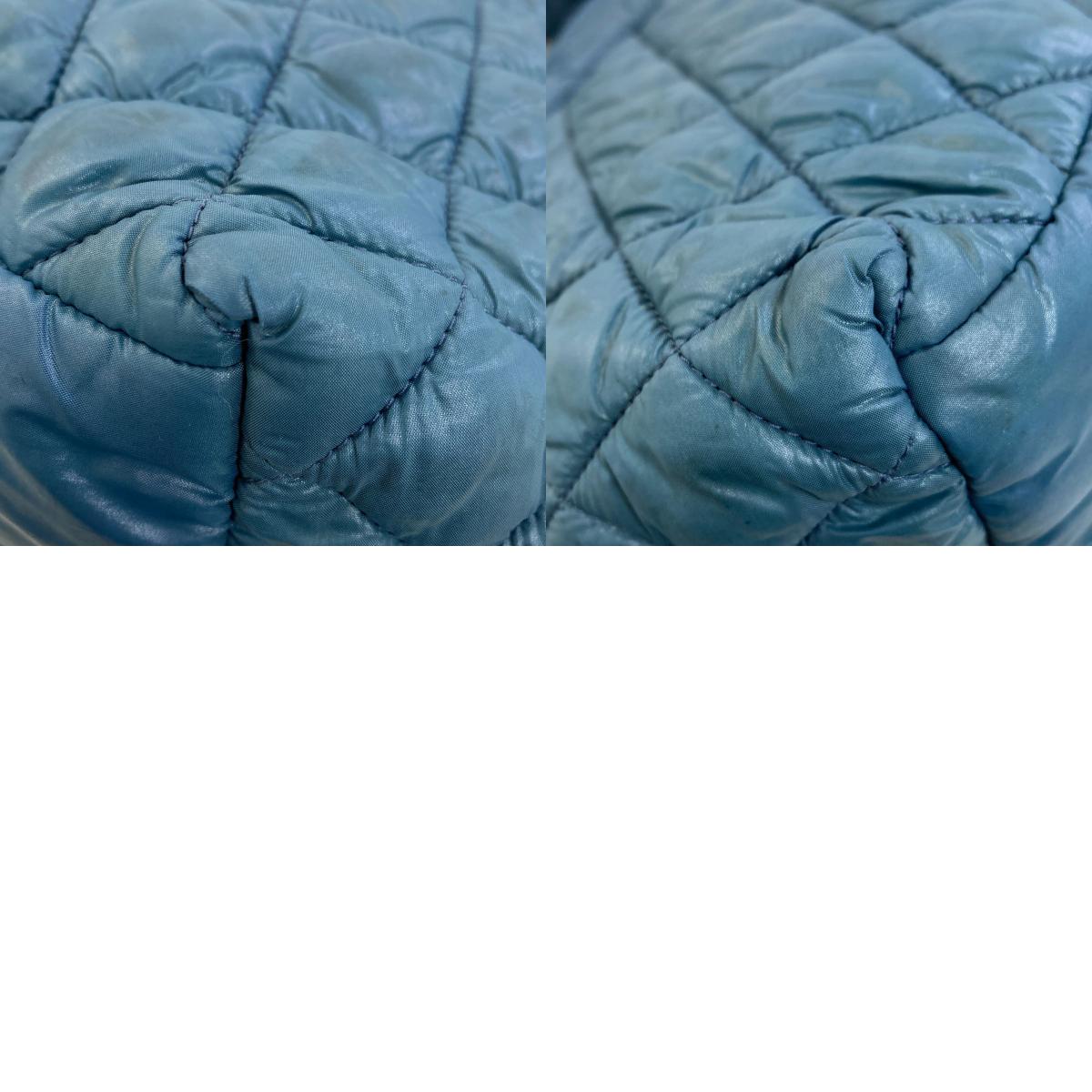 CHANEL シャネル コココクーン シルバー金具 ハンドバッグ ナイロン レディース 中古