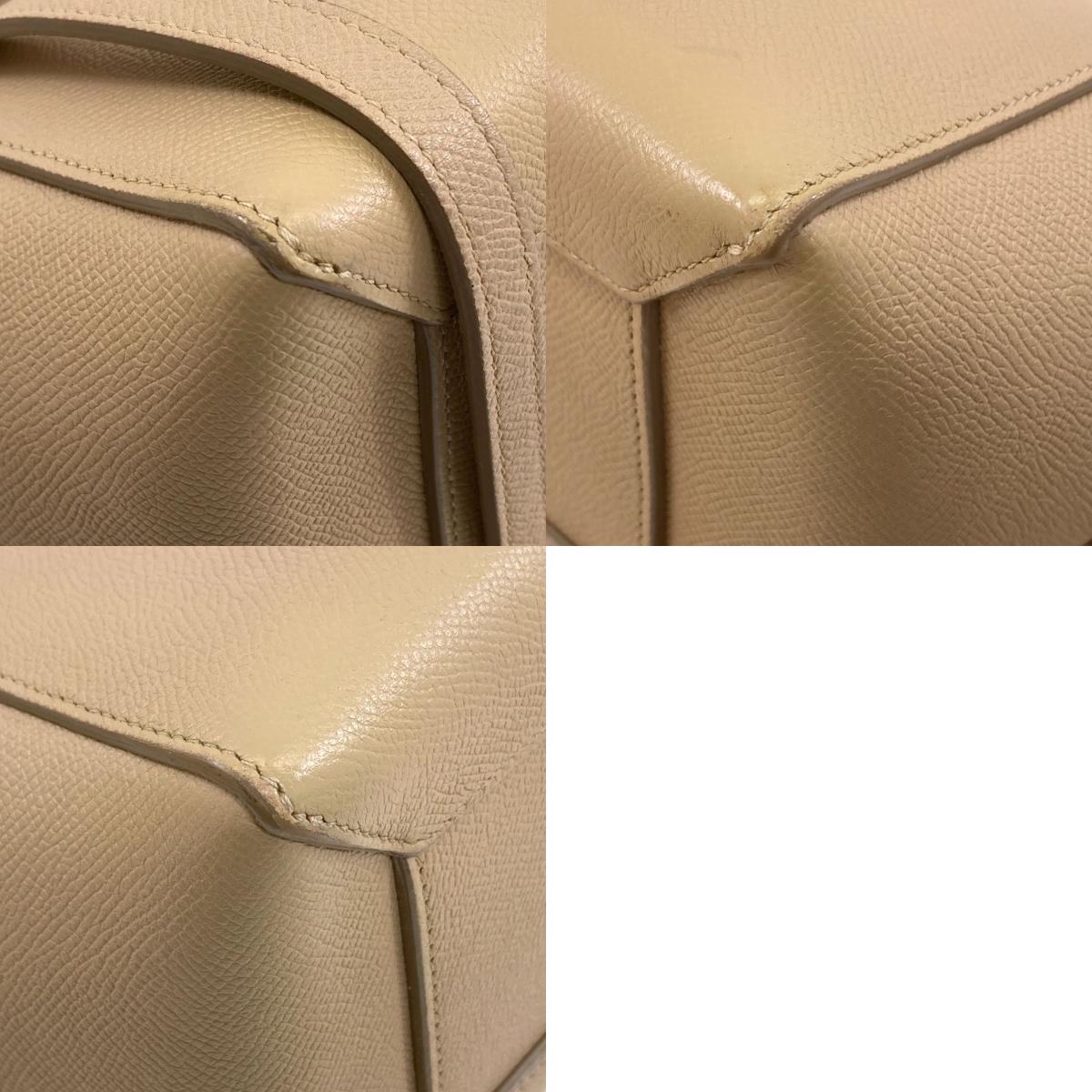 CELINE セリーヌ マイクロ ベルトバッグ 2WAY ハンドバッグ カーフ レディース 中古
