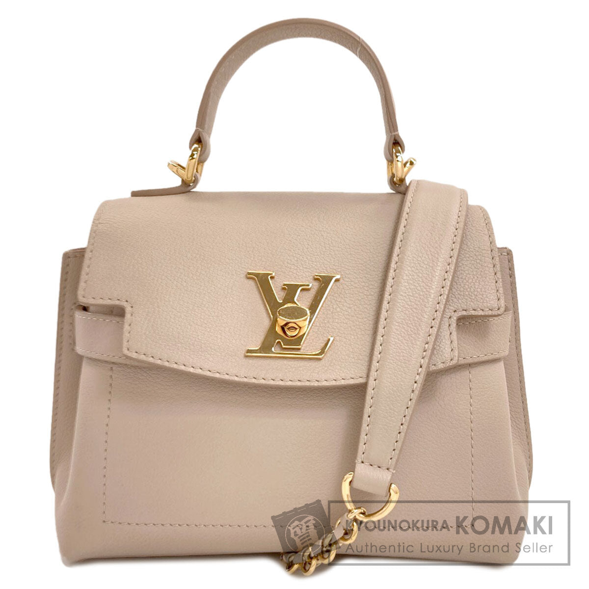 LOUIS VUITTON ロックミー エヴァーハンドバッグ ベージュ ルイヴィトン ロックミー エヴァー MINI M21052 ハンドバッグ 中古