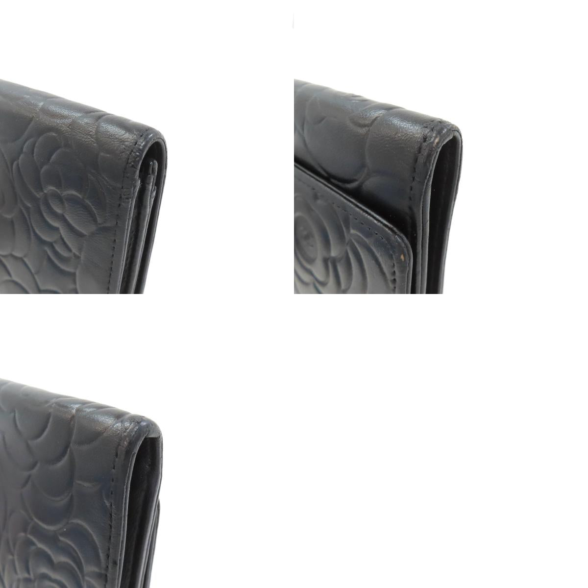 シャネル カメリア シルバー金具 長財布(小銭入れあり) 中古 商品画像20