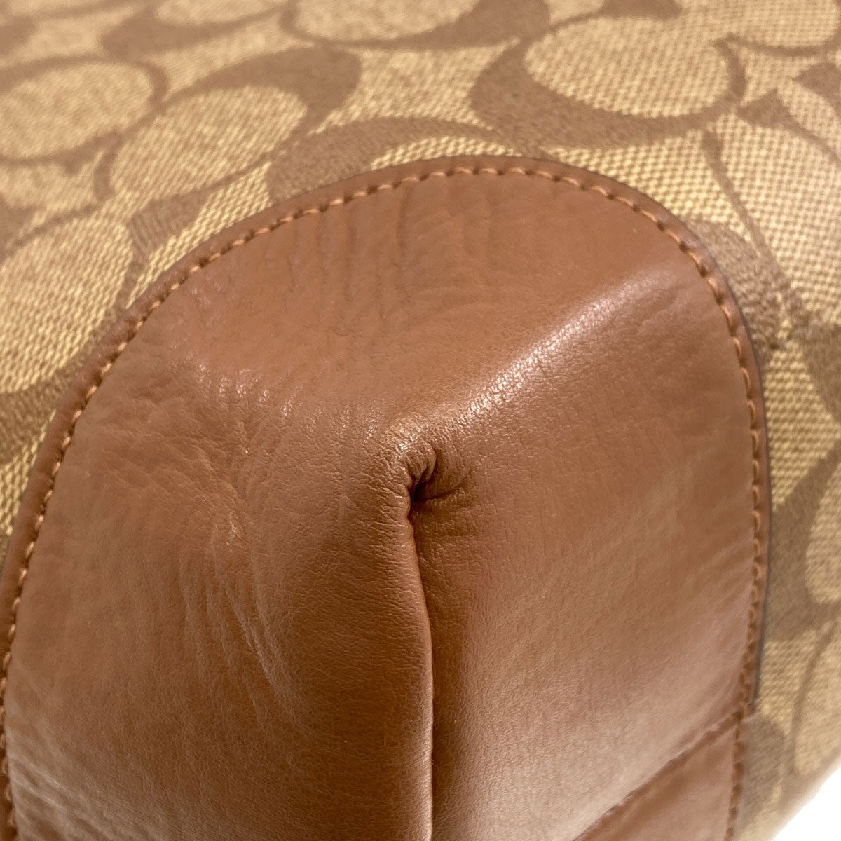 COACH コーチ F29208 シグネチャー トートバッグ PVC レディース 中古