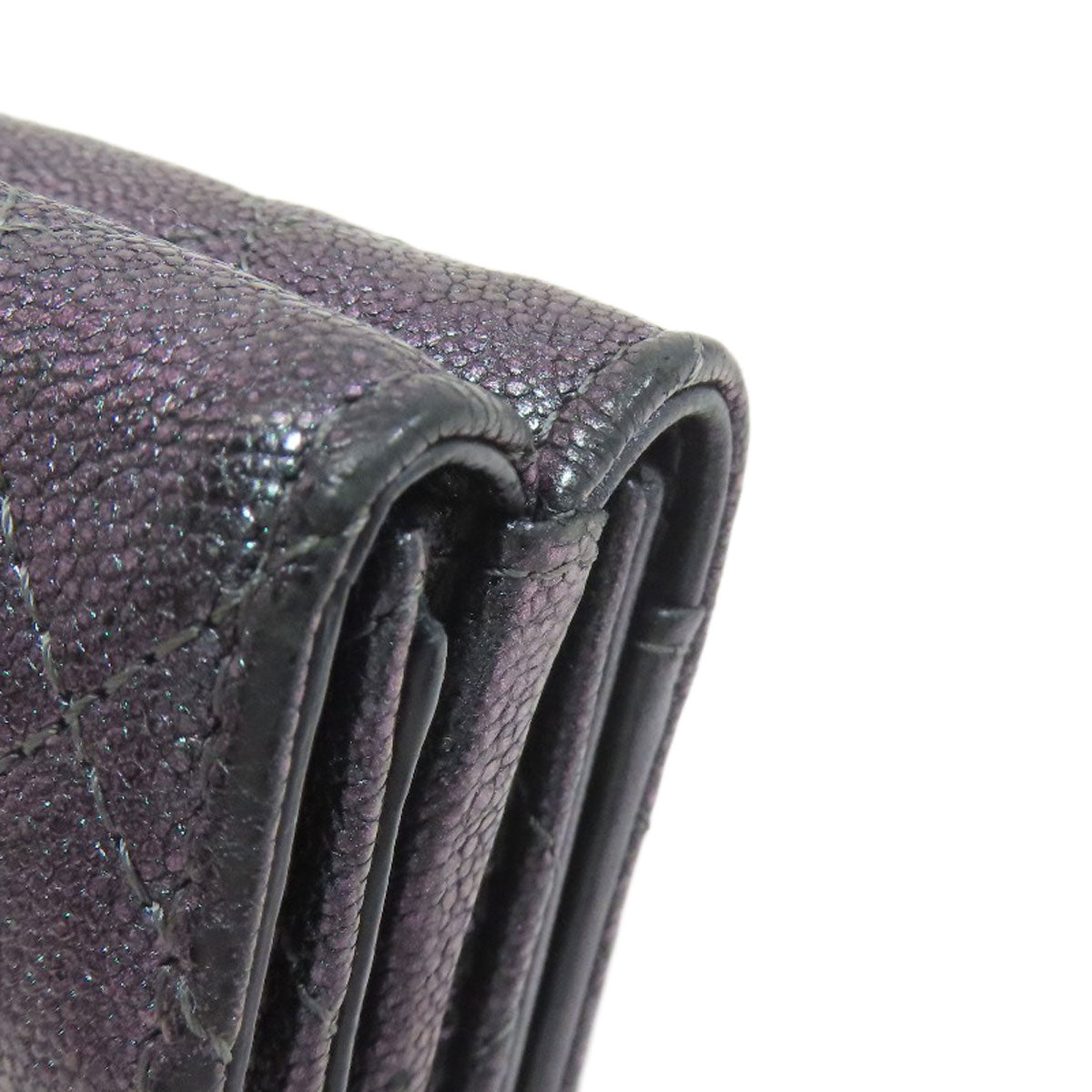 シャネル マトラッセ ココマーク ゴールド金具 三つ折り財布(小銭入れあり) 中古 商品画像15