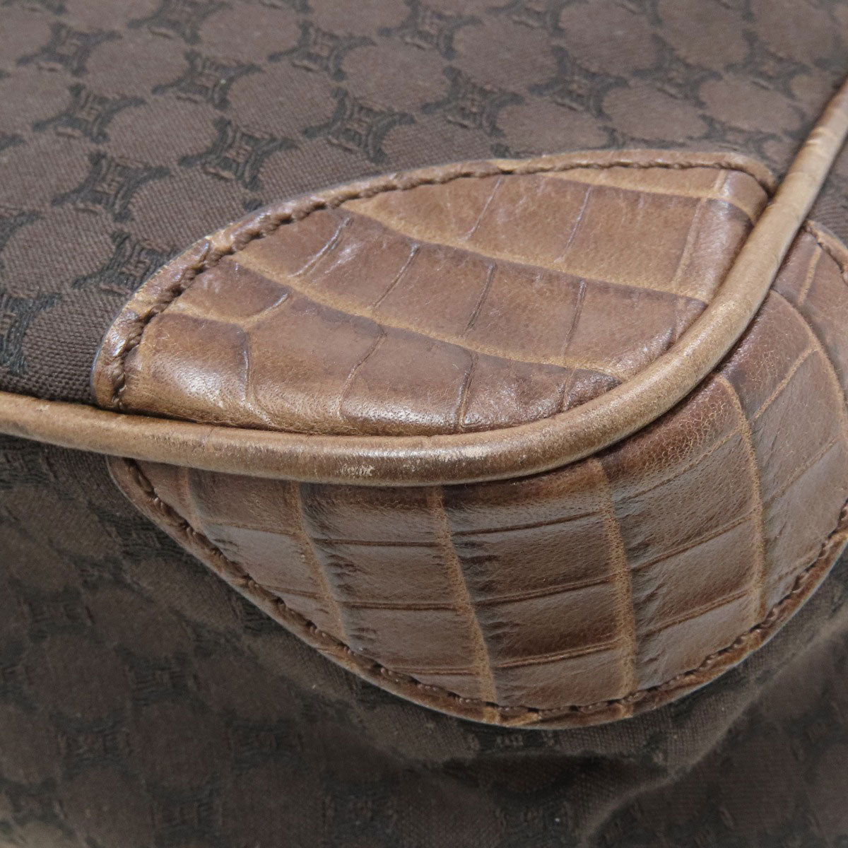 セリーヌ ブギーバッグ マカダム柄 ハンドバッグ 中古 商品画像15