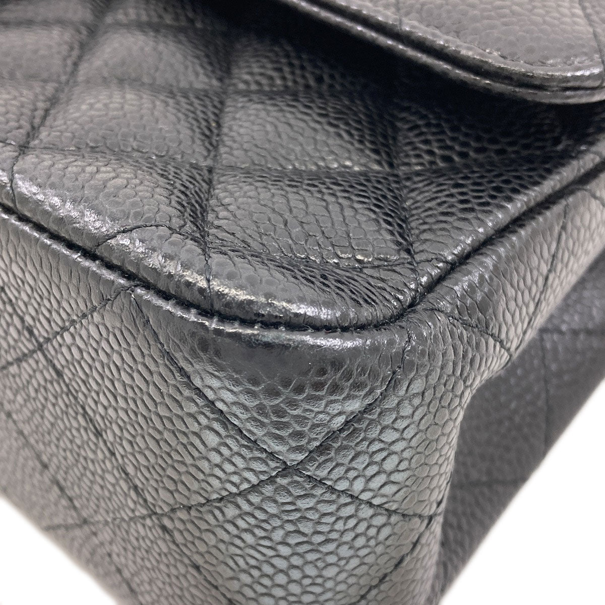シャネル チェーンショルダー マトラッセ ダブルフラップ ゴールド金具 ショルダーバッグ 中古 商品画像14