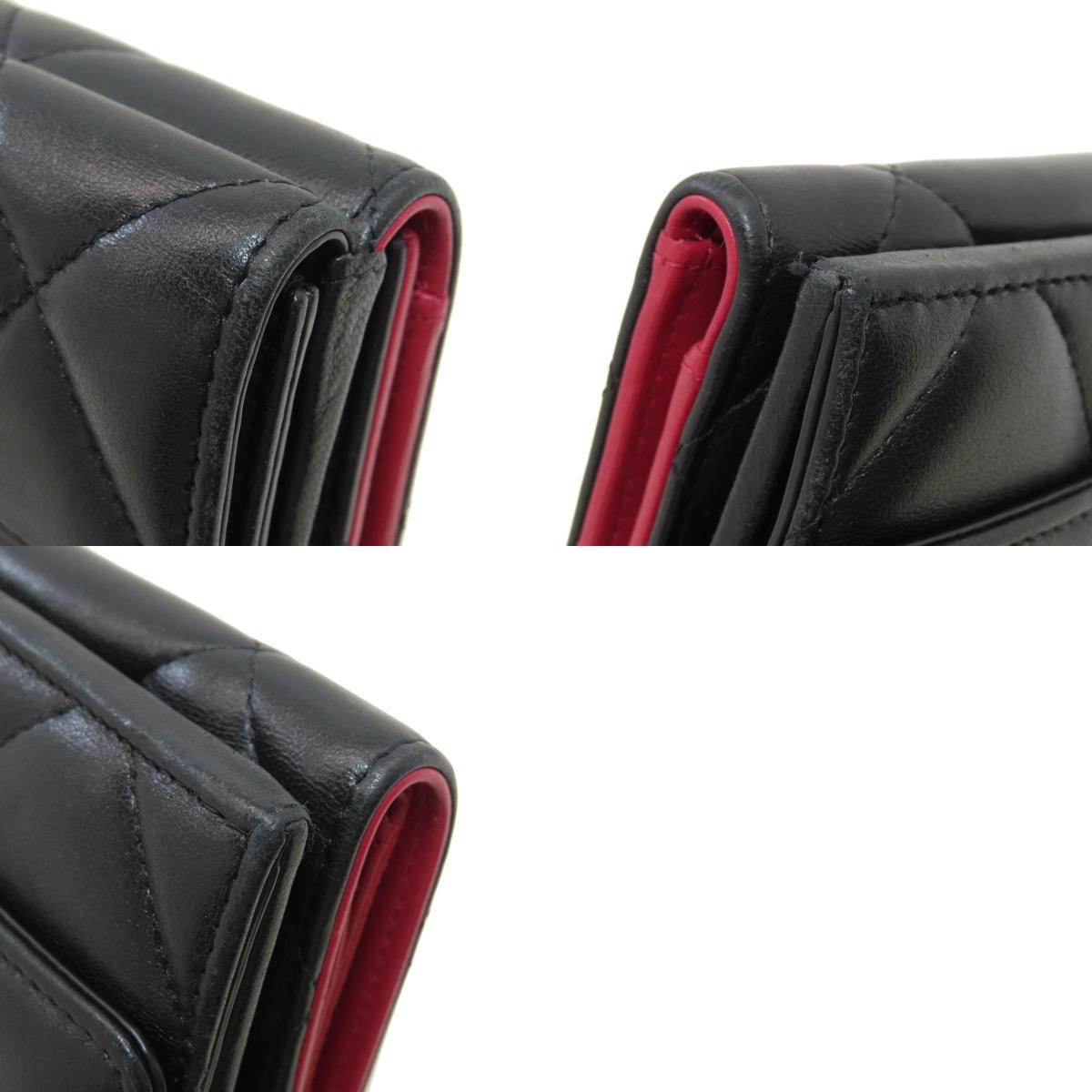 シャネル シャネル19 スモール フラップ マトラッセ シルバー金具 三つ折り財布(小銭入れあり) 中古 商品画像20