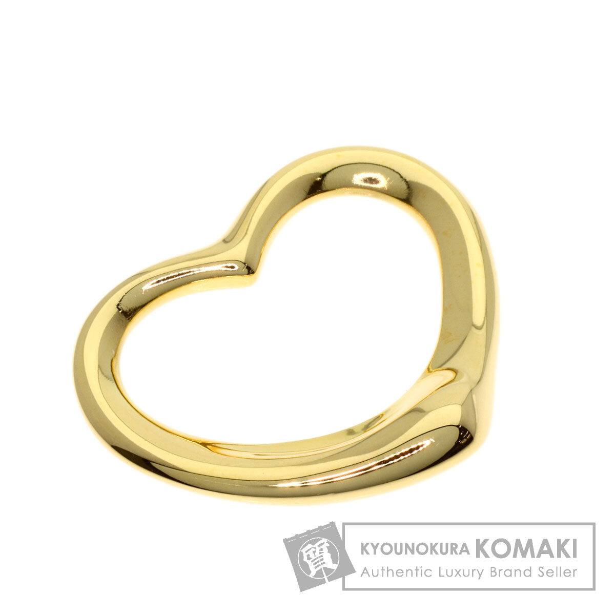 TIFFANY&CoティファニーオープンハートフープピアスMサイズ