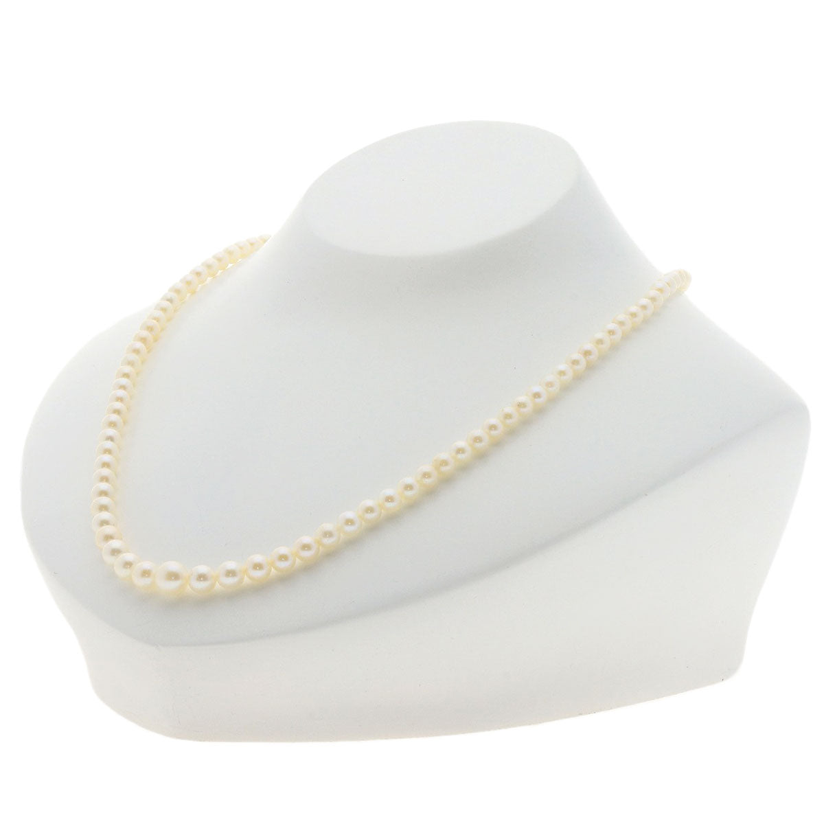 SELECT JEWELRY セレクトジュエリー アコヤパール 真珠 グラデーション ネックレス SV レディース 中古