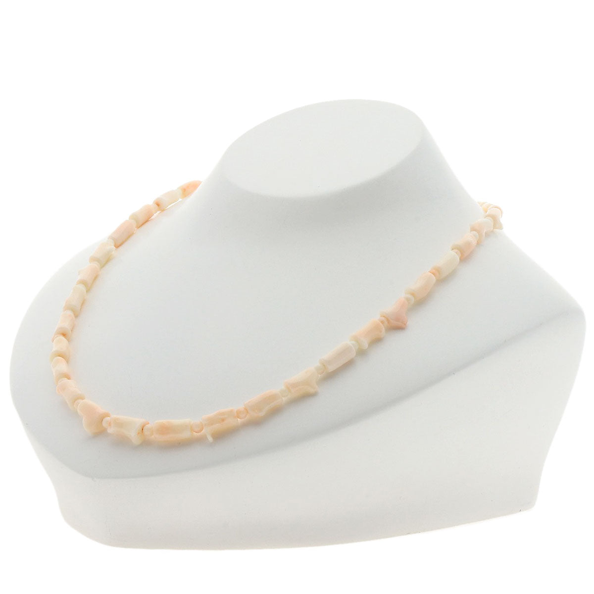 SELECT JEWELRY セレクトジュエリー 珊瑚 サンゴ ネックレス SV レディース 中古