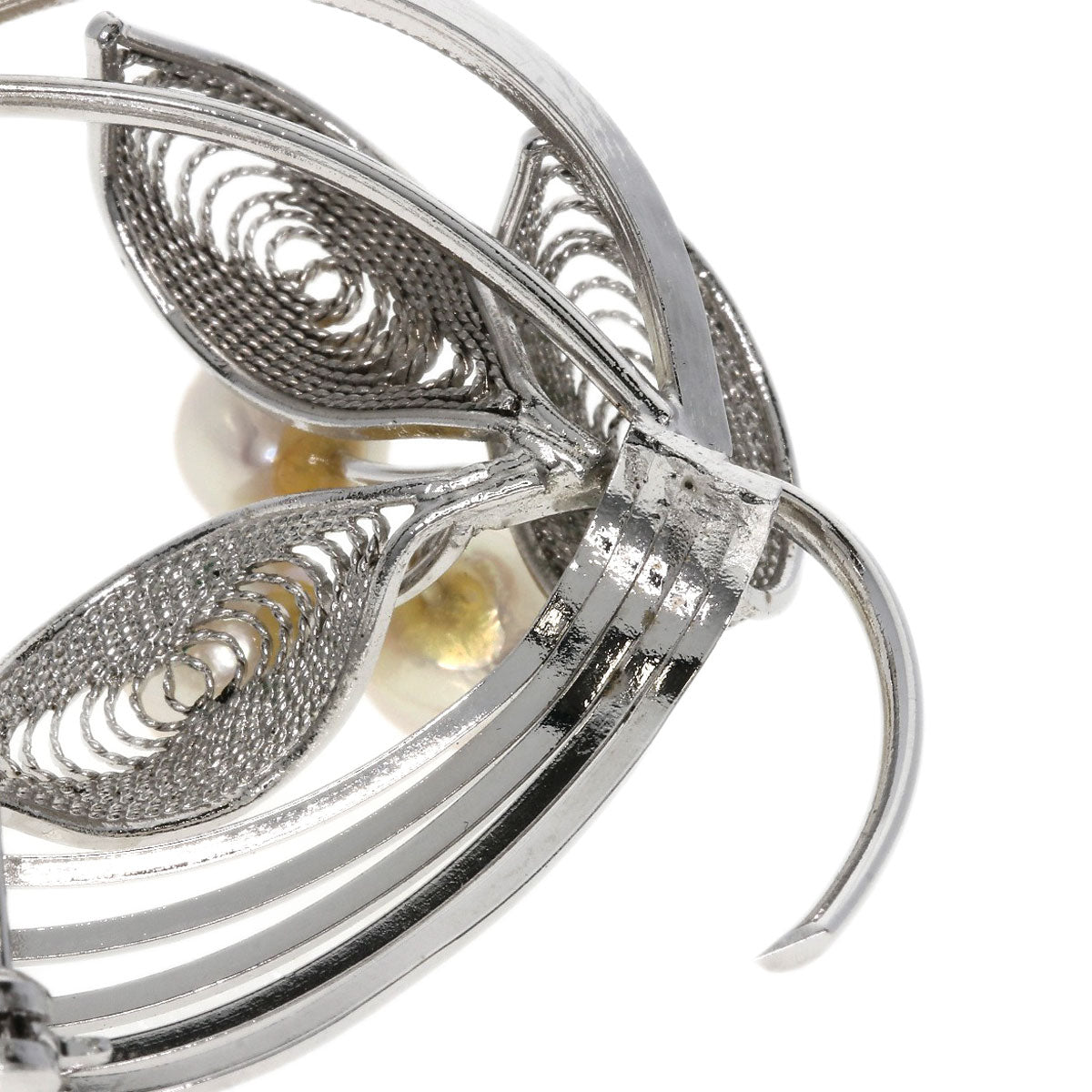 SELECT JEWELRY セレクトジュエリー アコヤパール 真珠 ブローチ 金属製 レディース 中古