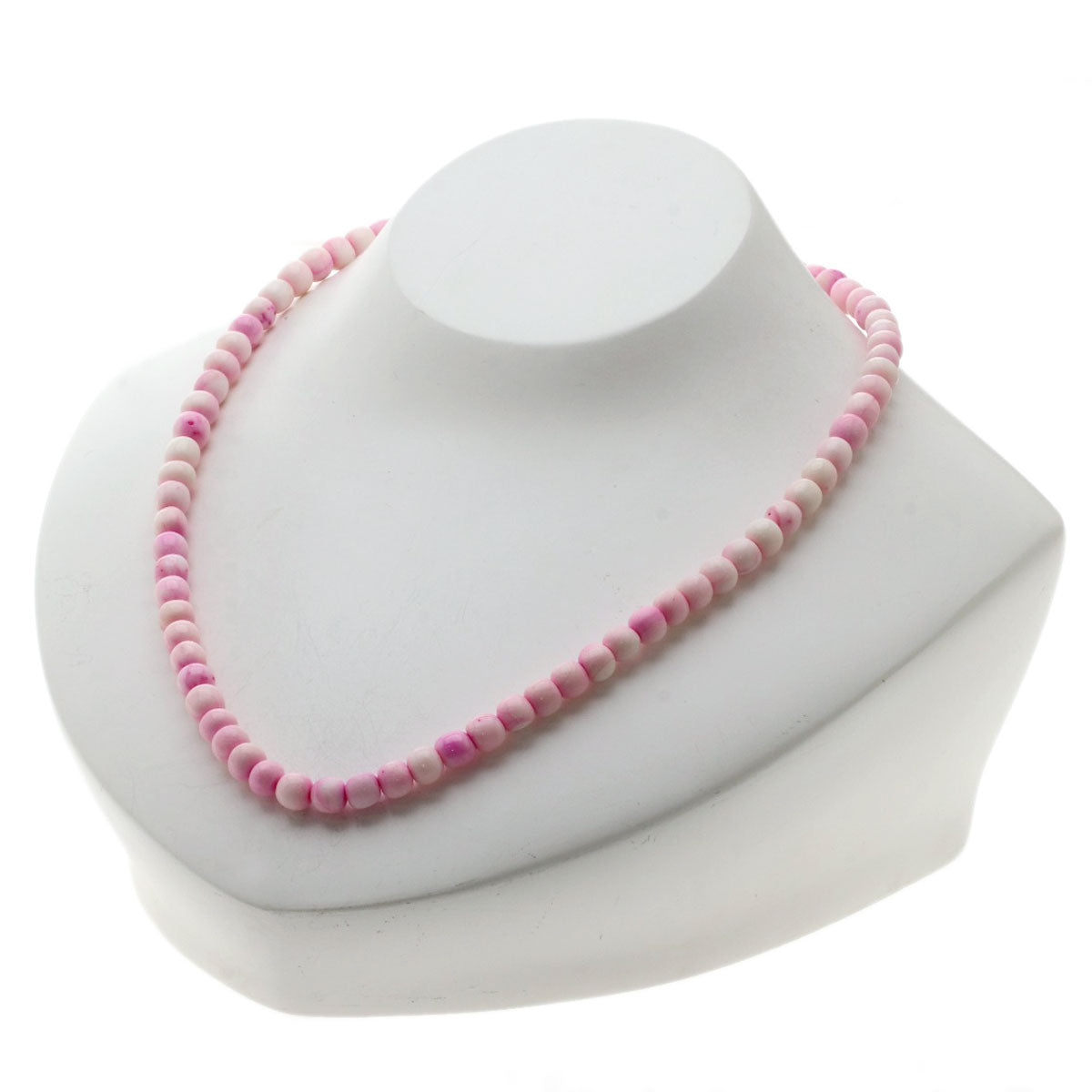 SELECT JEWELRY セレクトジュエリー カラーストーン ピンク ネックレス GP レディース 中古