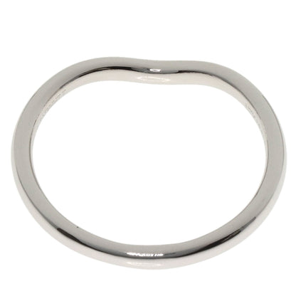 TIFFANY&Co. ティファニー カーブドバンド ダイヤモンド リング・指輪 PT950 レディース 中古
