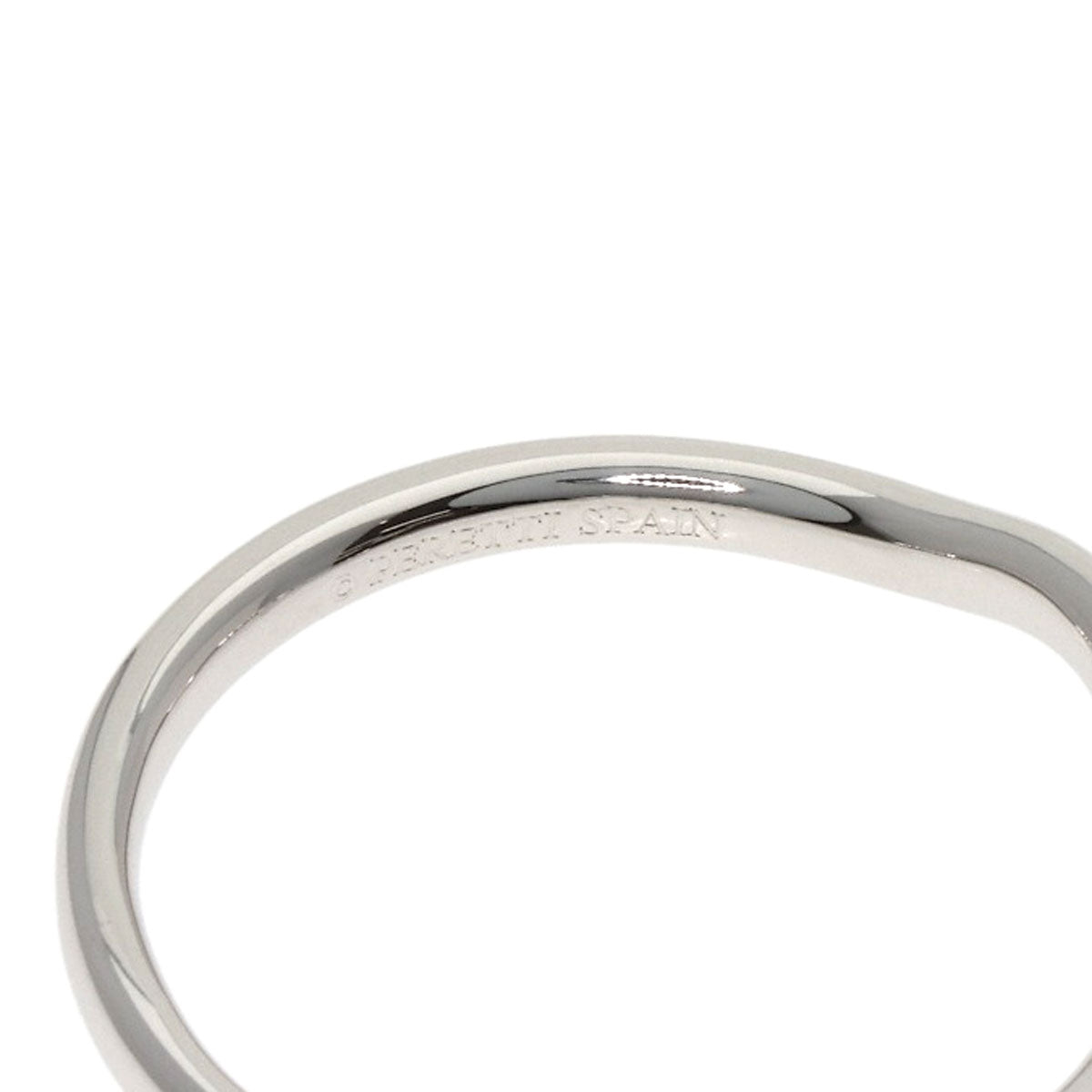 TIFFANY&Co. ティファニー カーブドバンド ダイヤモンド リング・指輪 PT950 レディース 中古