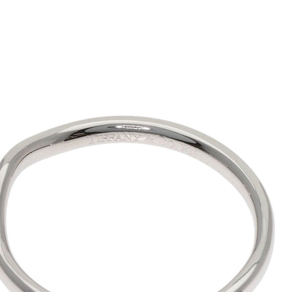 TIFFANY&Co. ティファニー カーブドバンド ダイヤモンド リング・指輪 PT950 レディース 中古