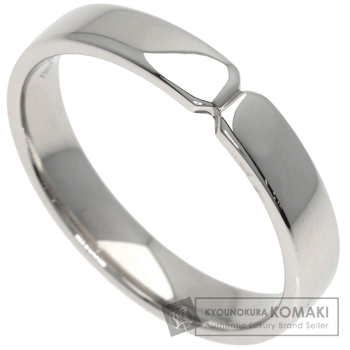 HERMES エルメス エヴァー・ケリー #50 リング・指輪 PT950 レディース 中古