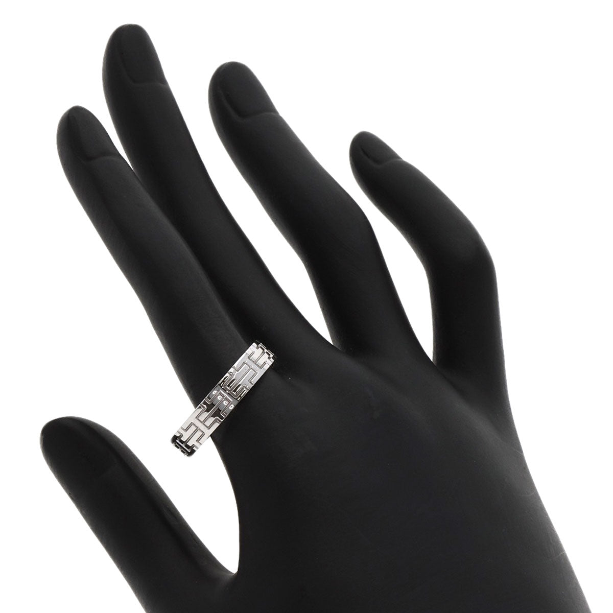 HERMES エルメス キリム #62 リング・指輪 K18WG メンズ 中古