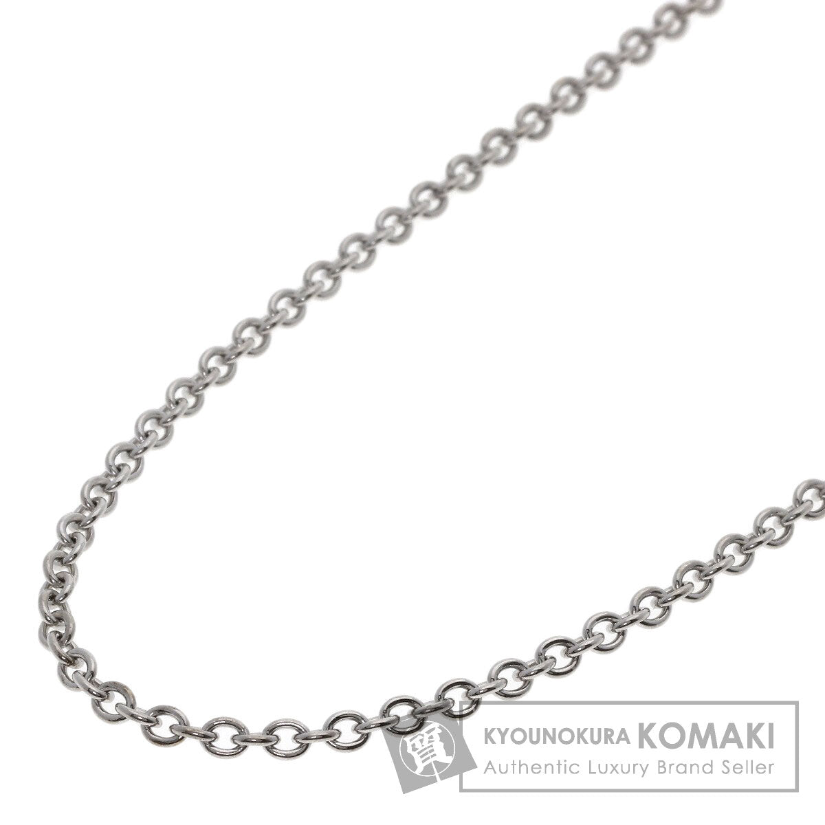 BVLGARI ブルガリ チェーン 44cm ネックレス K18WG レディース 中古