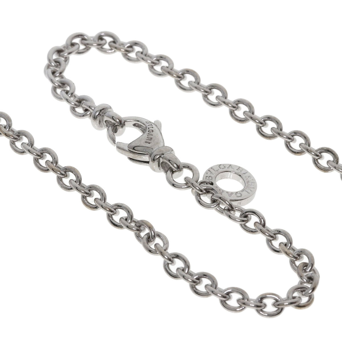 BVLGARI ブルガリ チェーン 44cm ネックレス K18WG レディース 中古