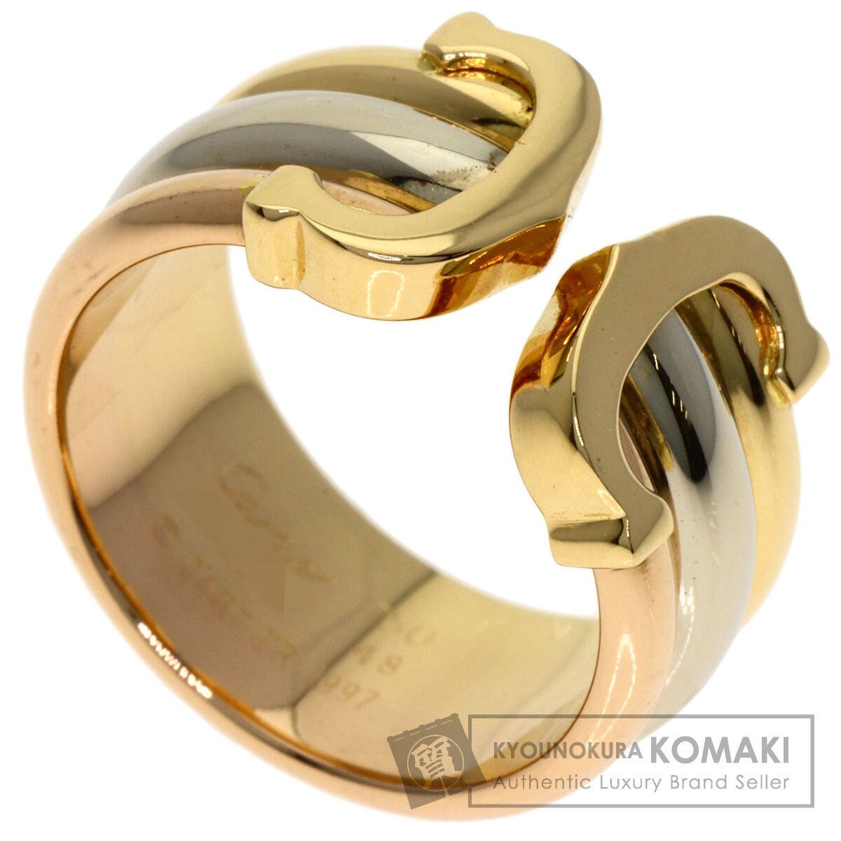 カルティエ 2Cリング LM #48 リング・指輪 中古 商品画像1