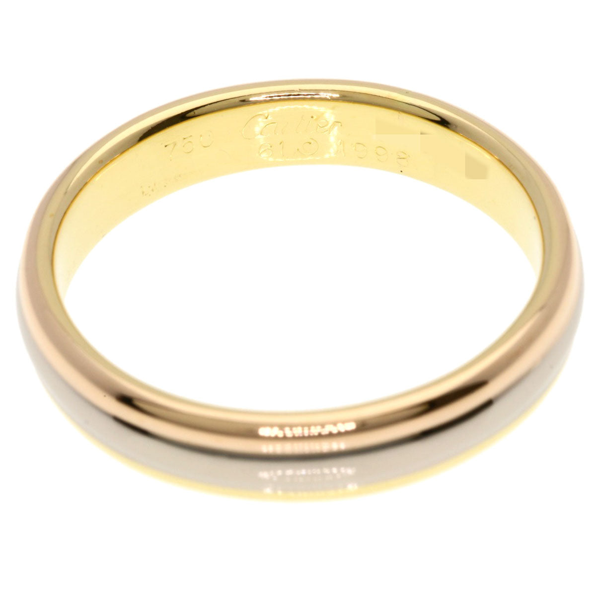 CARTIER カルティエ スリーカラー #61 リング・指輪 K18YG レディース 中古