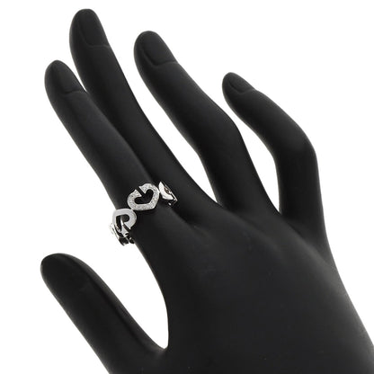CARTIER カルティエ Cハート ダイヤモンド #49 リング・指輪 K18WG レディース 中古