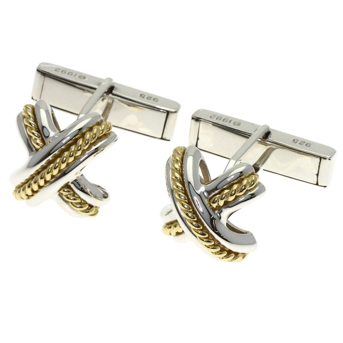 TIFFANY&Co. ティファニー シグネチャー カフス SV メンズ 中古