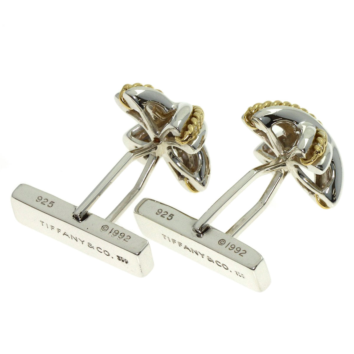 TIFFANY&Co. ティファニー シグネチャー カフス SV メンズ 中古