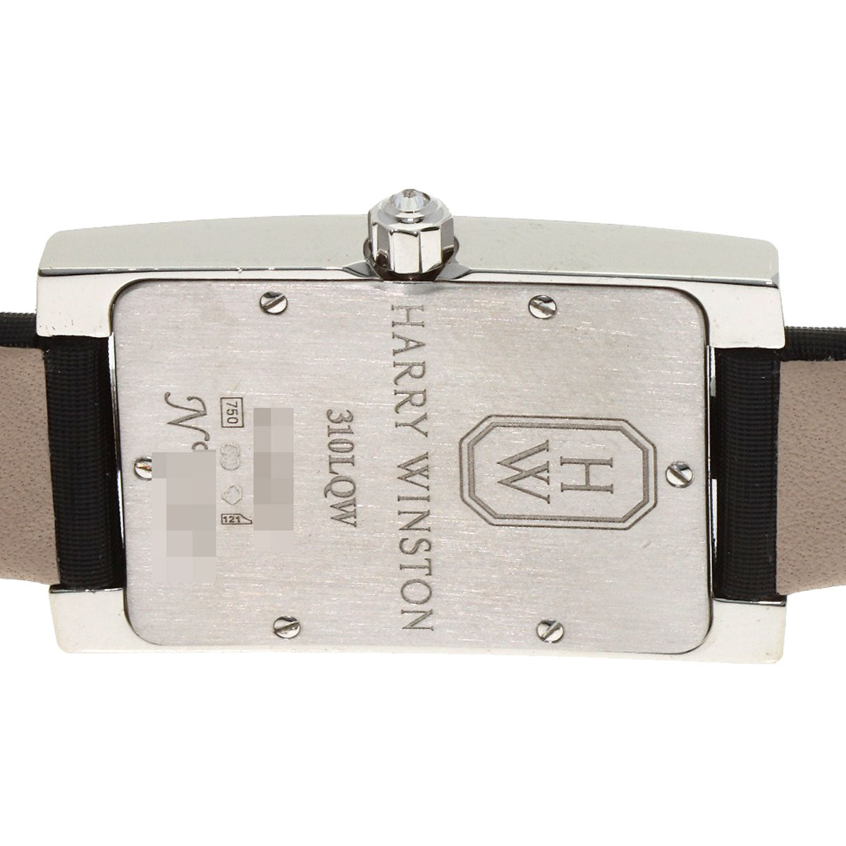 HARRY WINSTON ハリーウィンストン 310LQW アヴェニュー ナイト パピヨン 腕時計 K18WG レディース 中古