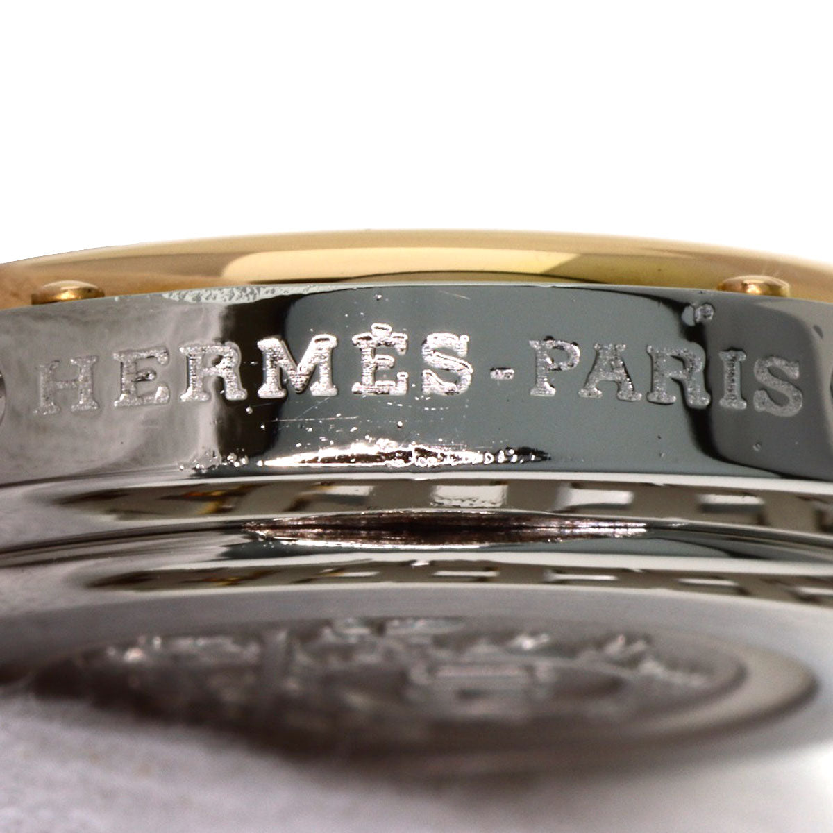 HERMES エルメス CL4.221 クリッパー 新バックル 腕時計 SS レディース 中古