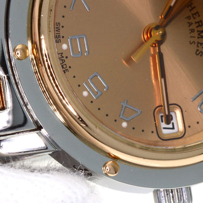 HERMES エルメス CL4.221 クリッパー 新バックル 腕時計 SS レディース 中古