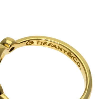 TIFFANY&Co. ティファニー オープンハート リング・指輪 K18YG レディース 中古