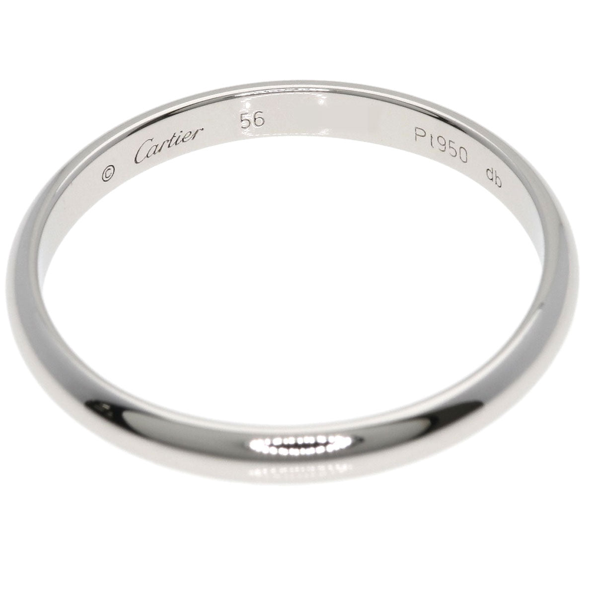 CARTIER カルティエ ウェディング #56 リング・指輪 PT950 レディース 中古